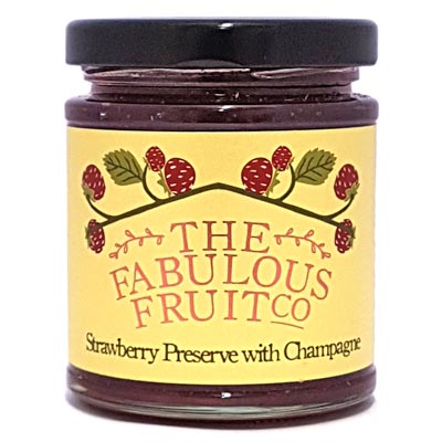 fabulous fruit company Strawberry Preserve with Champagne