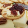 red onion chutney with cheese and crackers