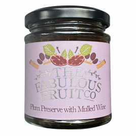 fabulous fruit plum preserve with mulled wine